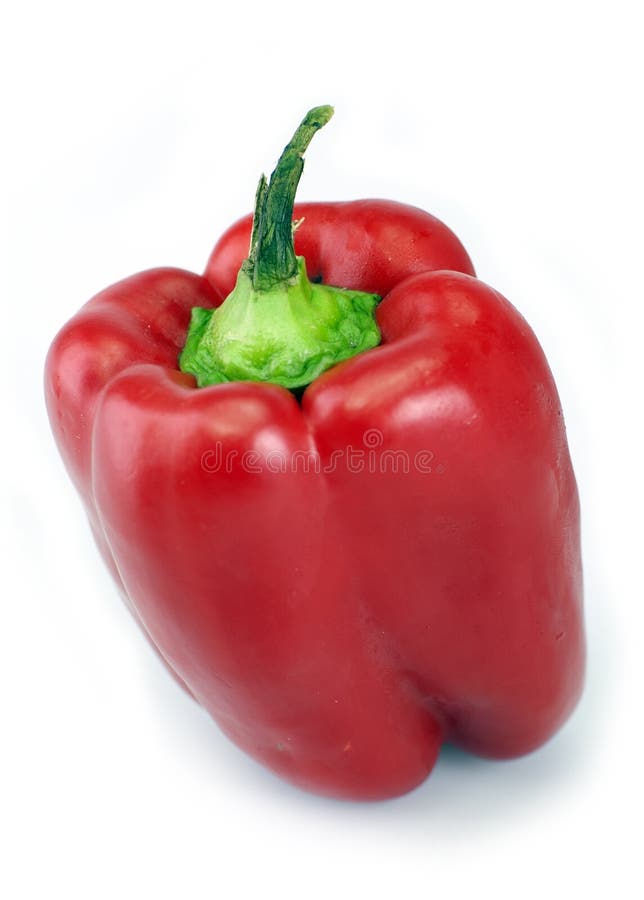 Fresh Red Paprika stock photo. Image of pepper, food 25162256