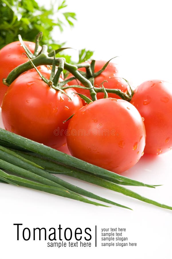 Fresh red tomatoes