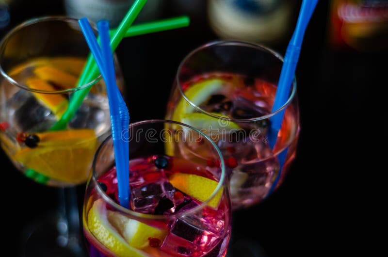 Fresh and Refreshing Cocktails Based on Gin, a Distinctive Herbal