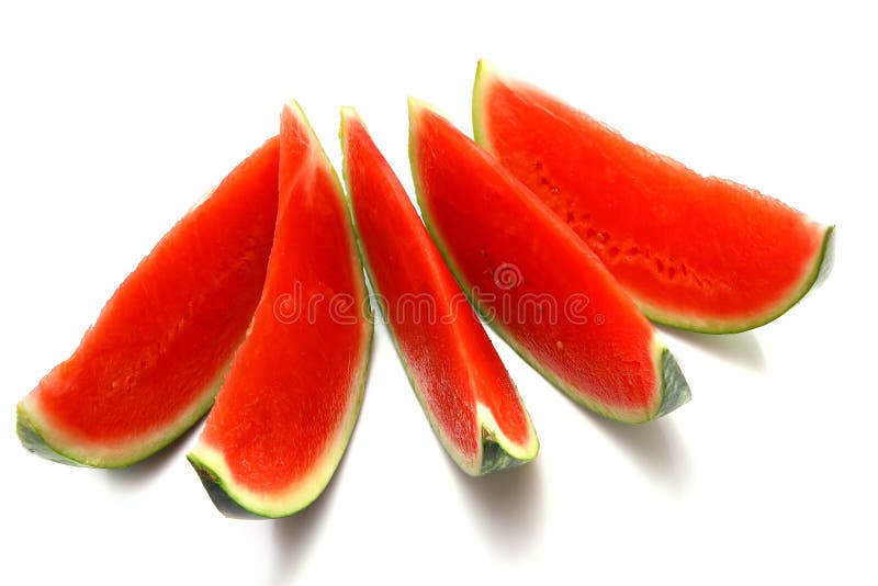 Fresh ripe watermelon slices