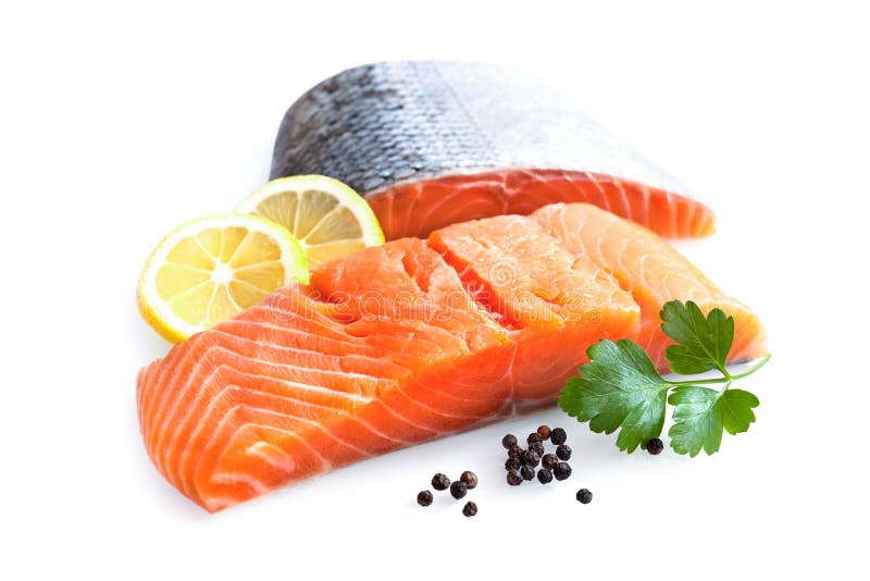 Fresh salmon fillet