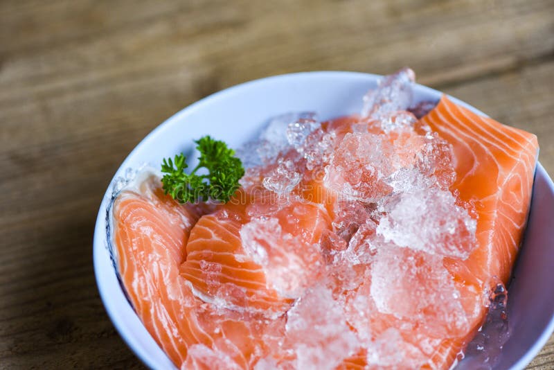 Fresh Raw Salmon Fish for Cooking Food Seafood Salmon Fish, Salmon