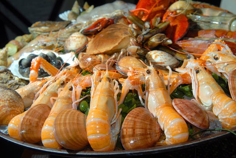 Fresh seafood stock photo. Image of products, seafood 7168868