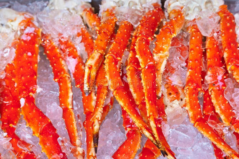 Fresh seafood in fish market stock photography Fresh seafood in fish market stock photography
