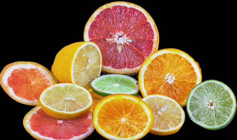Fresh sliced citrus fruit royalty free stock photo Fresh sliced citrus fruit royalty free stock photo