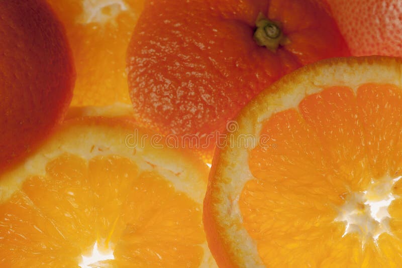 Fresh Sliced Oranges