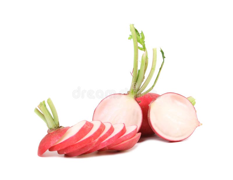 Fresh Sliced Radish and Whole. Stock Image Image of radish, health 35343849