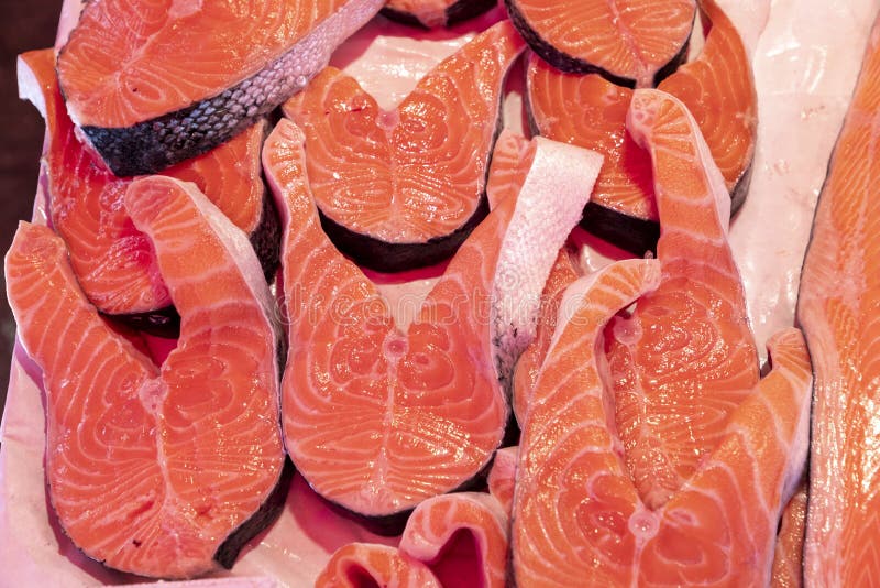 Fresh sliced tuna fish stock image. Image of fish, venice 230651845