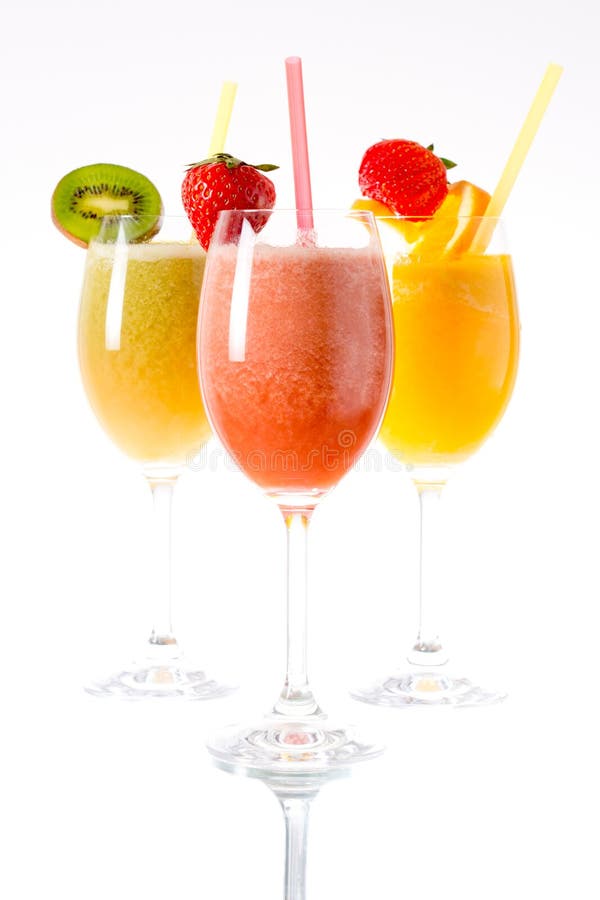 Fresh smoothies stock photos