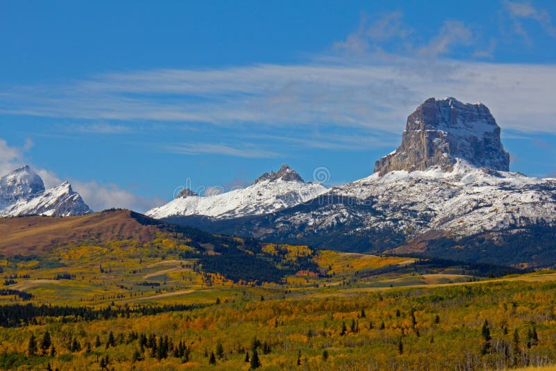 Fresh Snow on Chief Mountain