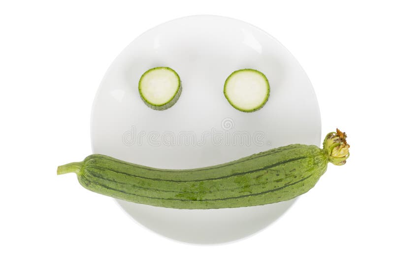 Fresh sponge gourd. stock photos Fresh sponge gourd. stock photos