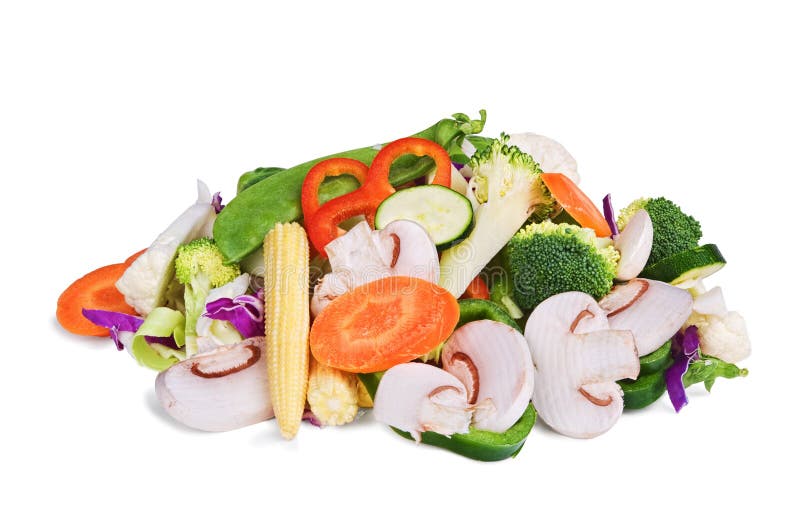 Fresh stir fry vegetables stock image. Image of capsicum - 20811925
