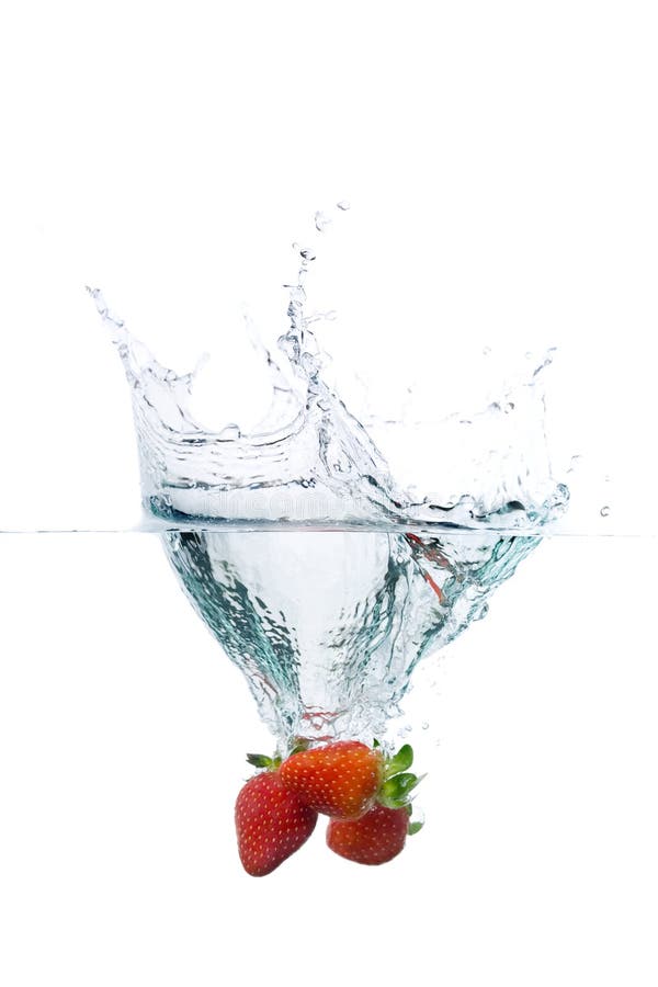 Splash cocktail strawberry stock image. Image of splash - 6321051
