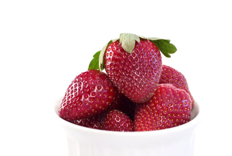 Fresh Strawberries in a Bowl