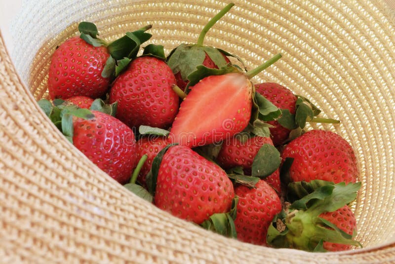 Fresh Strawberries In Clear Box Stock Image Image of fresh, clear
