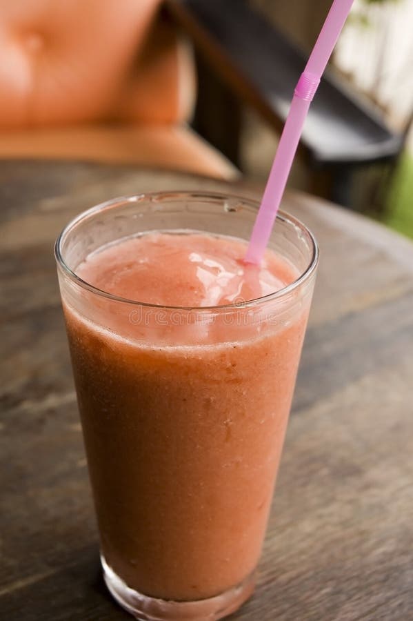 Fresh strawberry smoothie