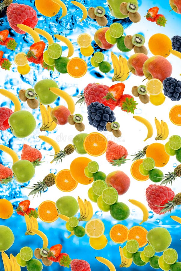Abstract fresh summer fruit concept for backgrounds