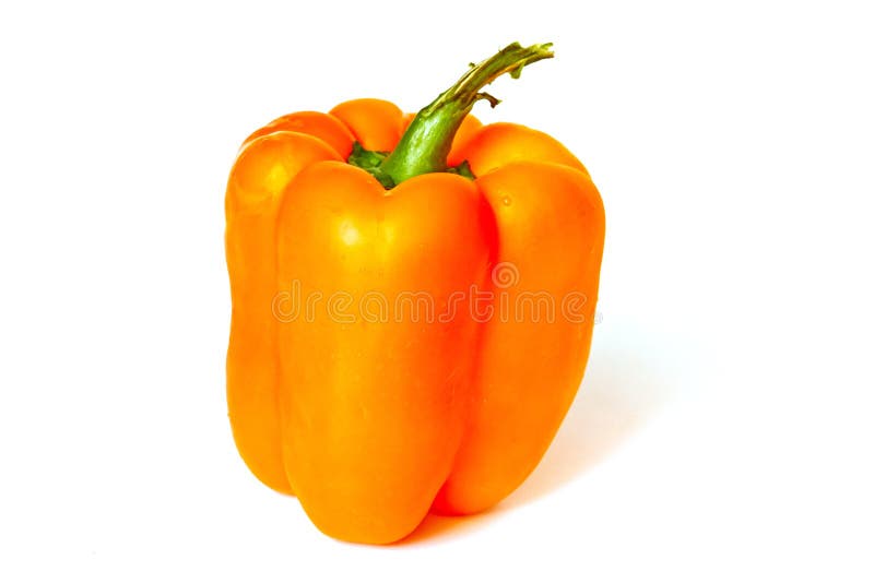 Fresh sweet orange pepper