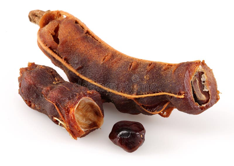 Fresh Tamarind Fruit Isolated on White Stock Image Image of edible