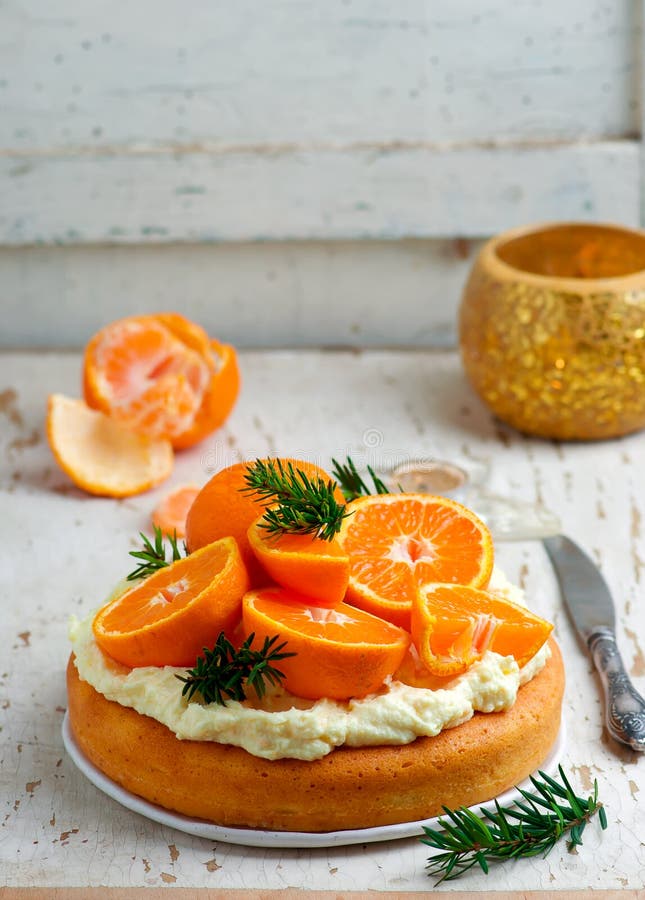 fresh tangerine cake