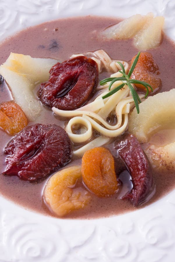 A Fresh And Tasty Czernina Is A Polish Soup Stock Photo - Image of ...