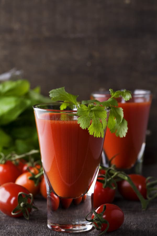 Fresh Tomato juice or Bloody Mary