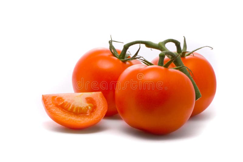 Fresh tomatoes.