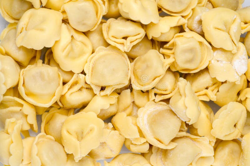Fresh tortellini pasta stock photo. Image of food, horizontal 42158248