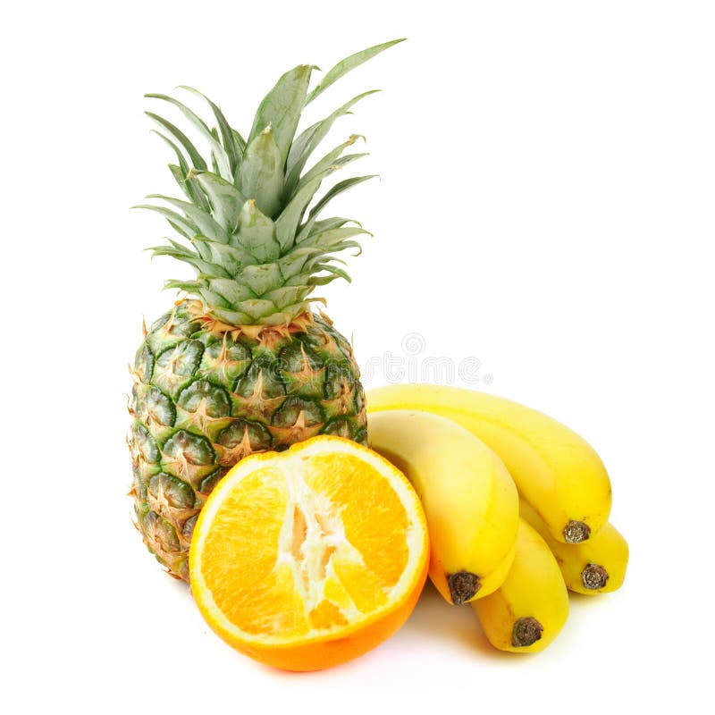 Fresh tropical fruits stock image. Image of ananas, juicy 18713653