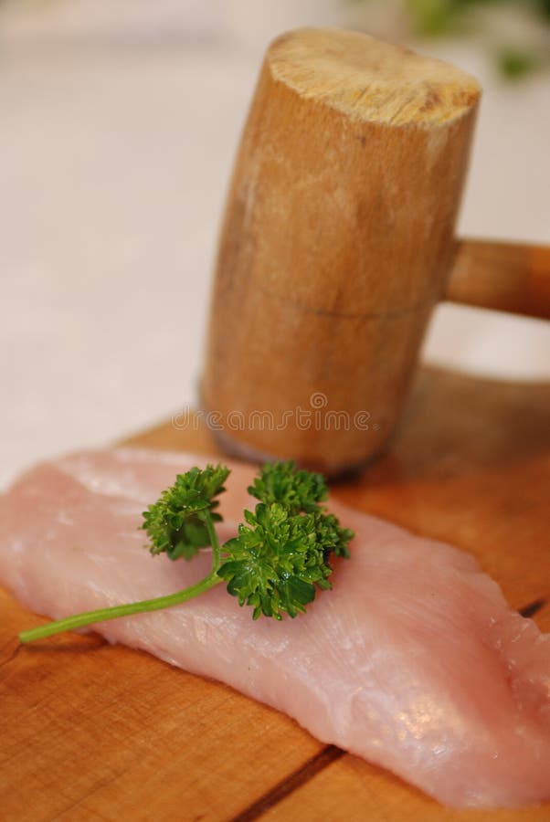 Fresh turkey breast stock photo. Image of turkey, board 12730060