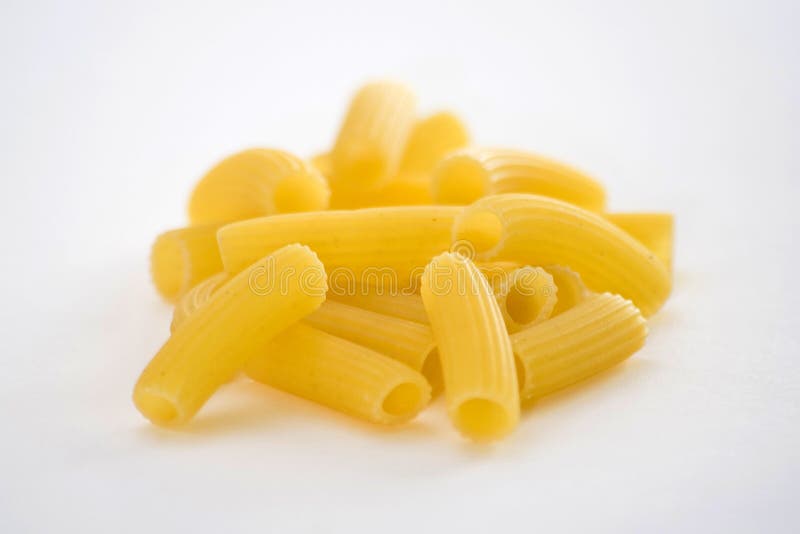 Fresh uncooked raw italian pasta royalty free stock photography