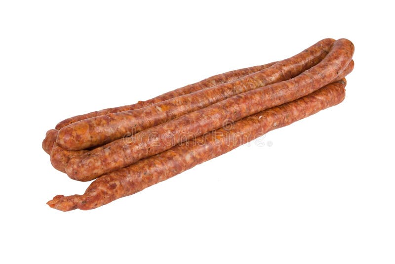Fresh uncooked sausages stock photo. Image of grilled 23857976