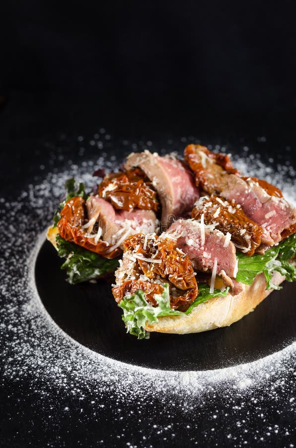 Toast Veal Pepper Lettuce Stock Photos Free & RoyaltyFree Stock