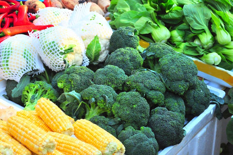 Fresh vegetable market stock photo. Image of group, brown 21601504