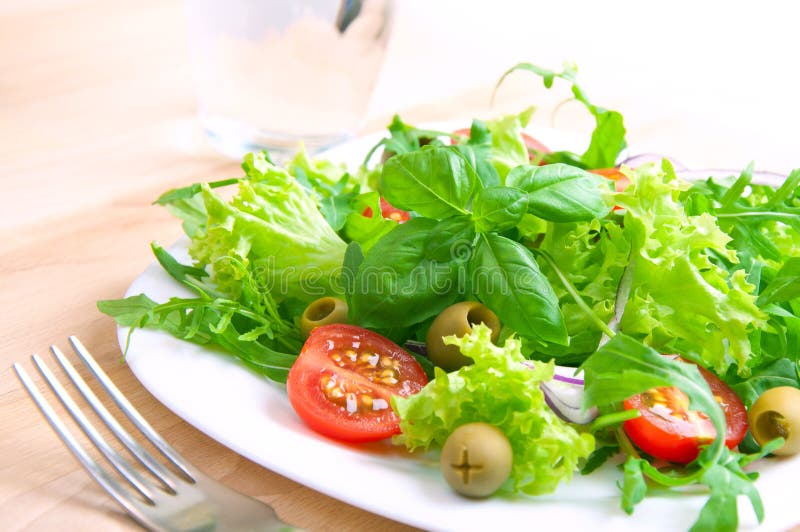 Fresh vegetable salad