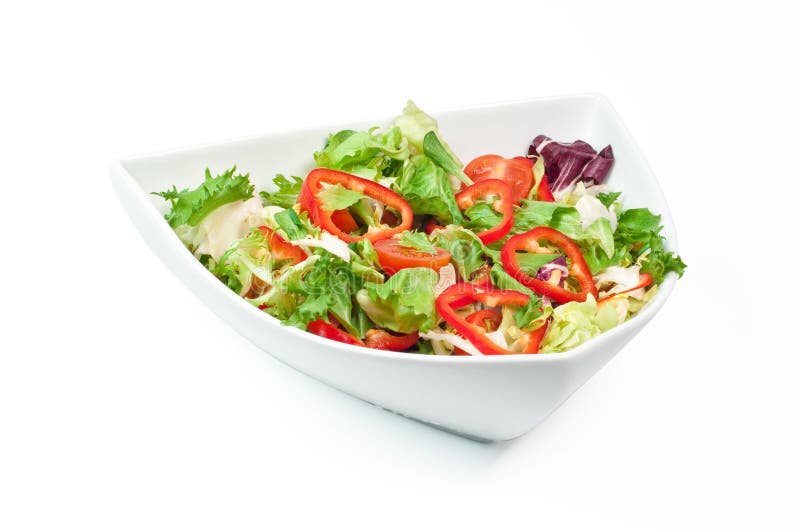 Salad bowl stock photo. Image of salad, bowl, meal, portion 4417424