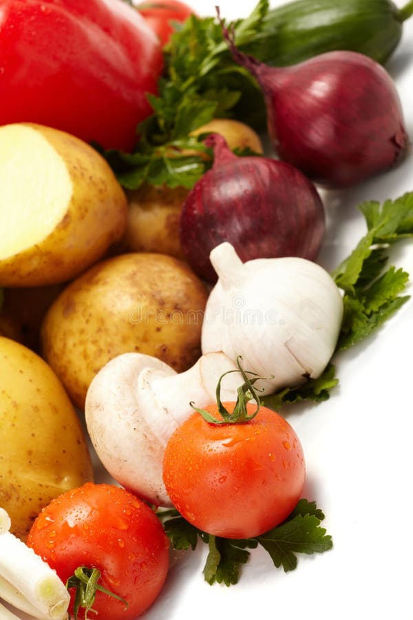 Fresh Vegetables stock image. Image of garlic, cooking 9506297