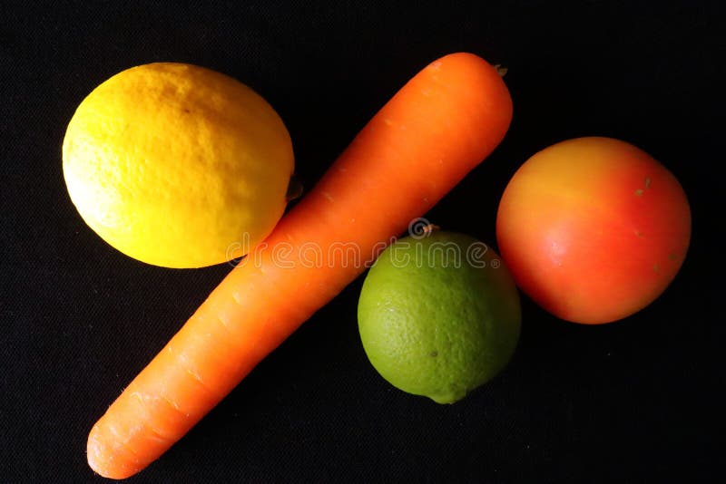 Fresh vegetables on black background stock photo Fresh vegetables on black background stock photo