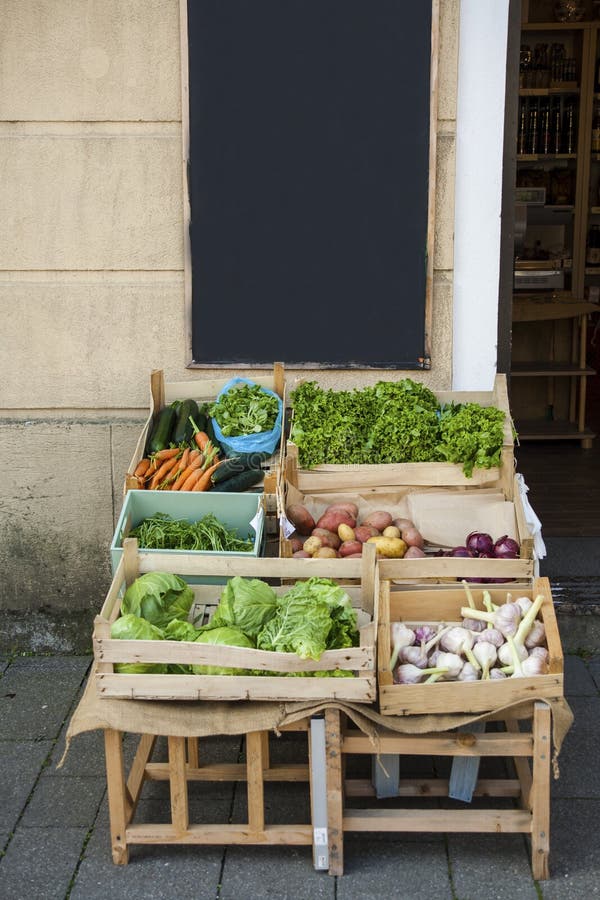 Fresh vegetables in crates stock photo. Image of farm 265621182