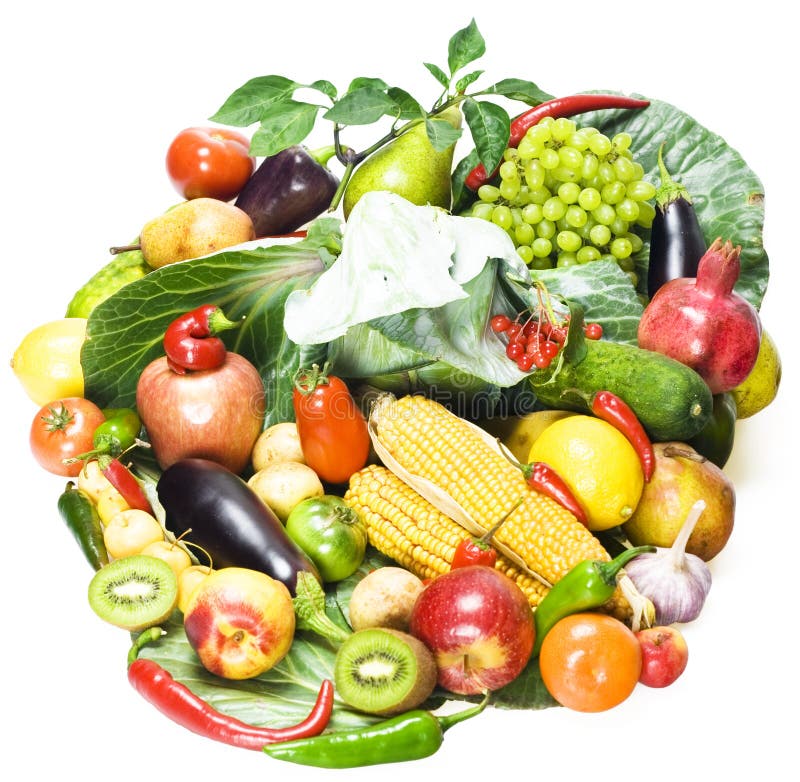 Fresh vegetables and fruits