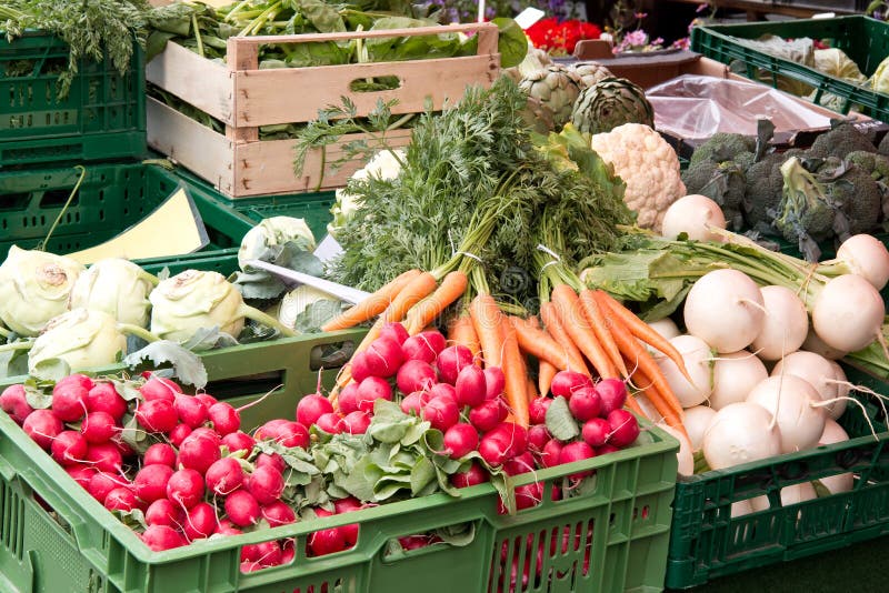 Fresh Vegetables from Market Stock Photo Image of stall, marketplace