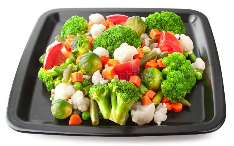 Fresh vegetables on plate2