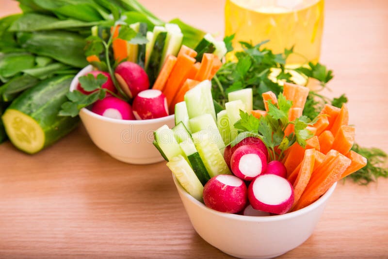 Fresh Vegetables Ready To Eat Stock Photo Image of leek, green 31393648