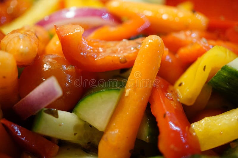 Fresh veggie salad stock image. Image of lifestyle, food 18112199