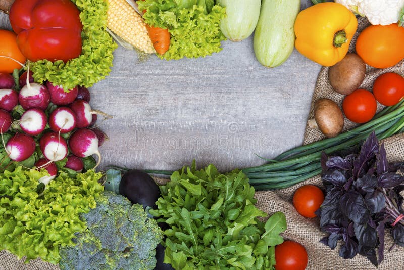 Fresh veggies background stock photo. Image of cauliflower - 92116454