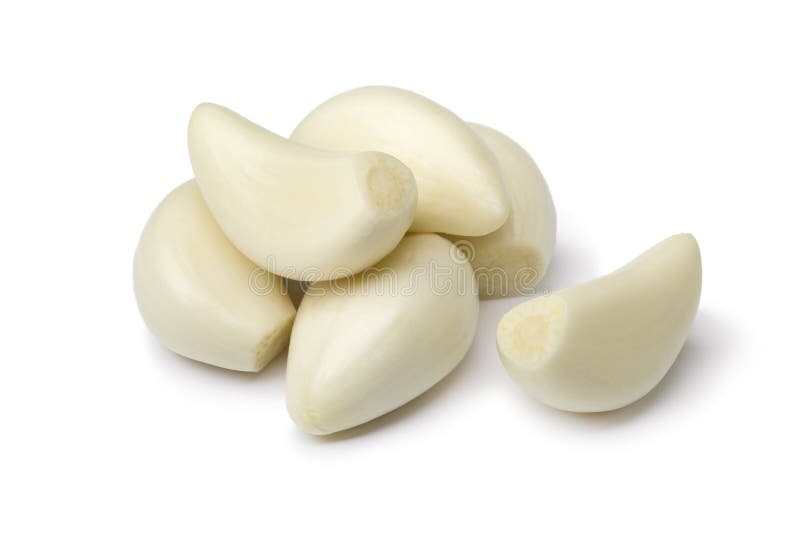 Fresh whole peeled garlic cloves