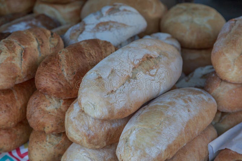 Freshly Baked Bread stock image. Image of foodstuff, agriculture 85937145