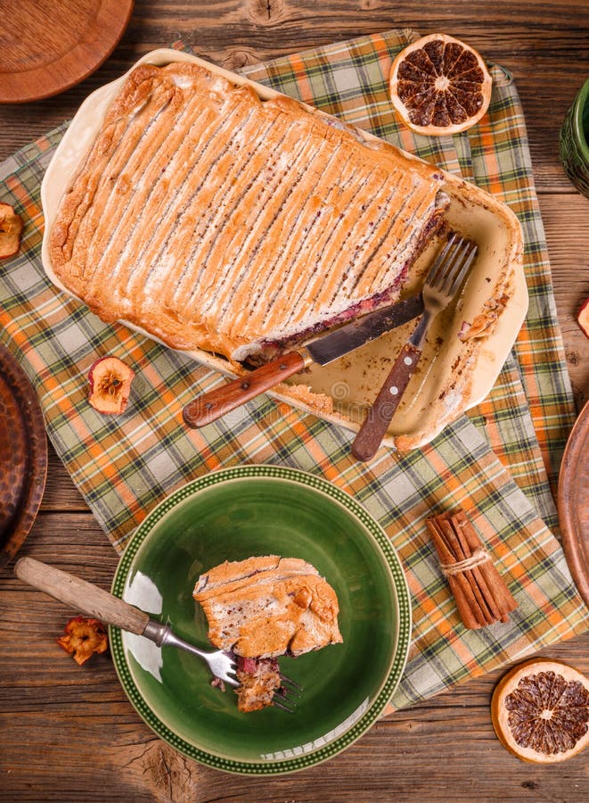 Freshly Baked Bread Pudding Stock Image Image of maglyarakas, gourmet