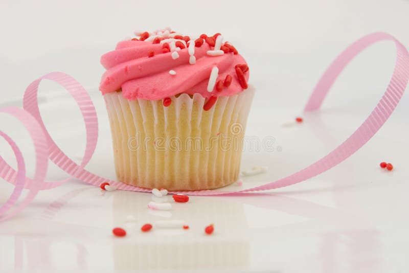 Freshly Baked Cupcake stock photography