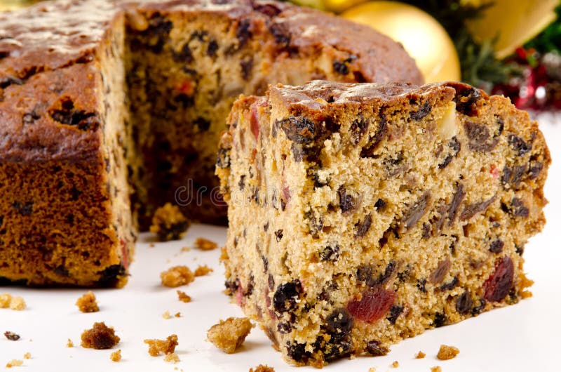 Freshly baked fruit cake stock image. Image of xmas, traditon 22332583